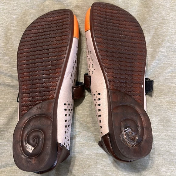 Fashion Mary Jane Shoes Women Colorblock Hollow Out Mary Jane Flats - Picture 2 of 3